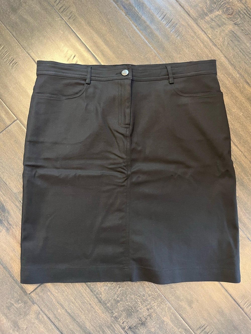 Simons Black Mini Pencil Skirt